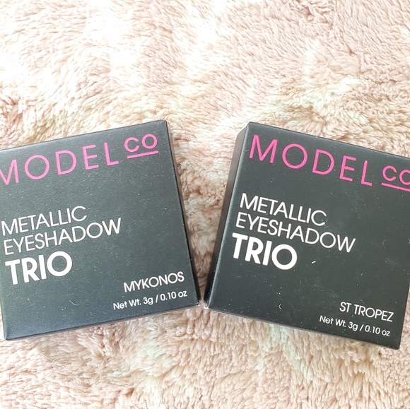 NEW 2 PACK MODEL CO. METALLIC EYESHADOW TRIO - Picture 5 of 7